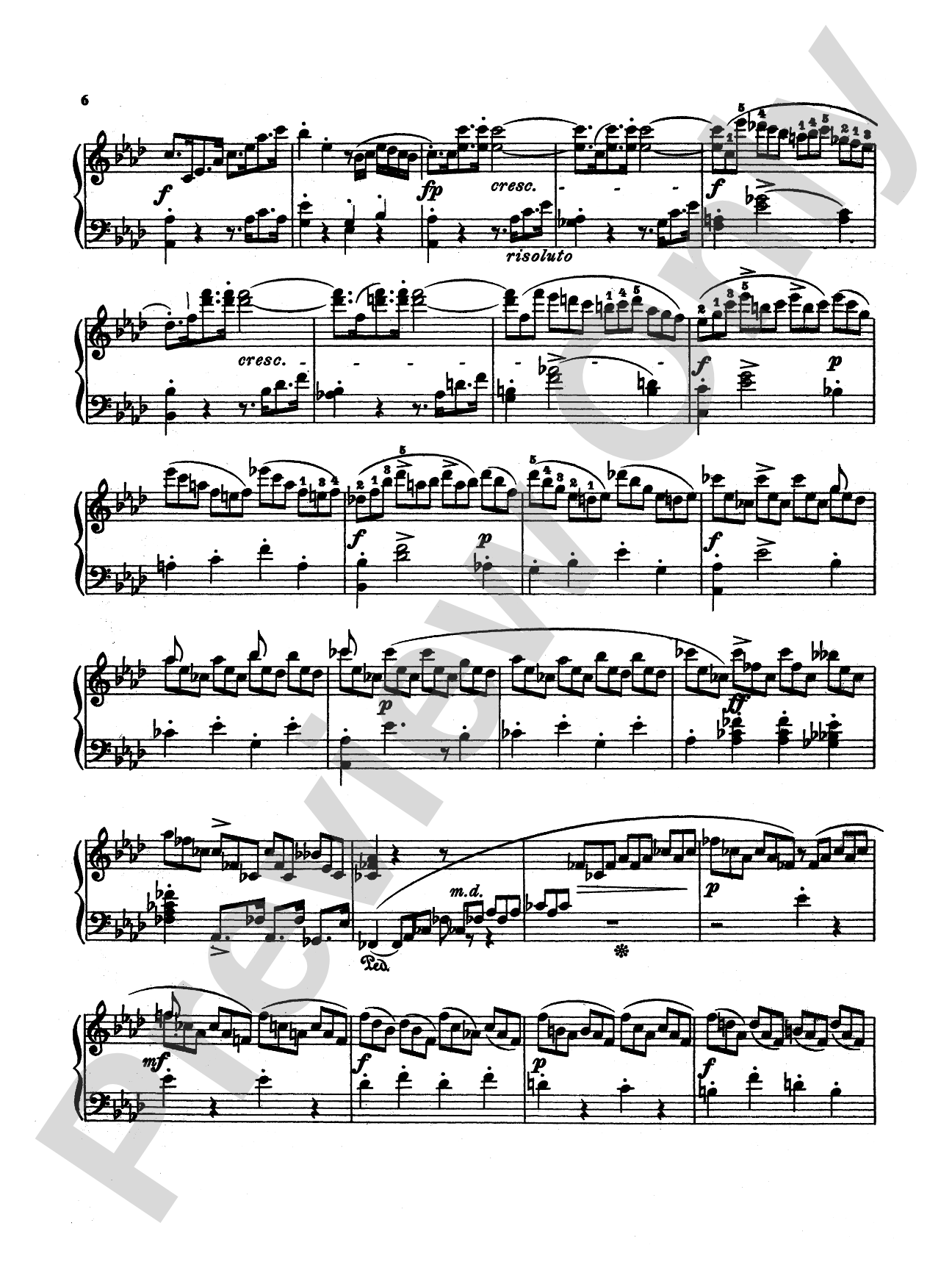 Bach: Six Sonatas: Piano Book