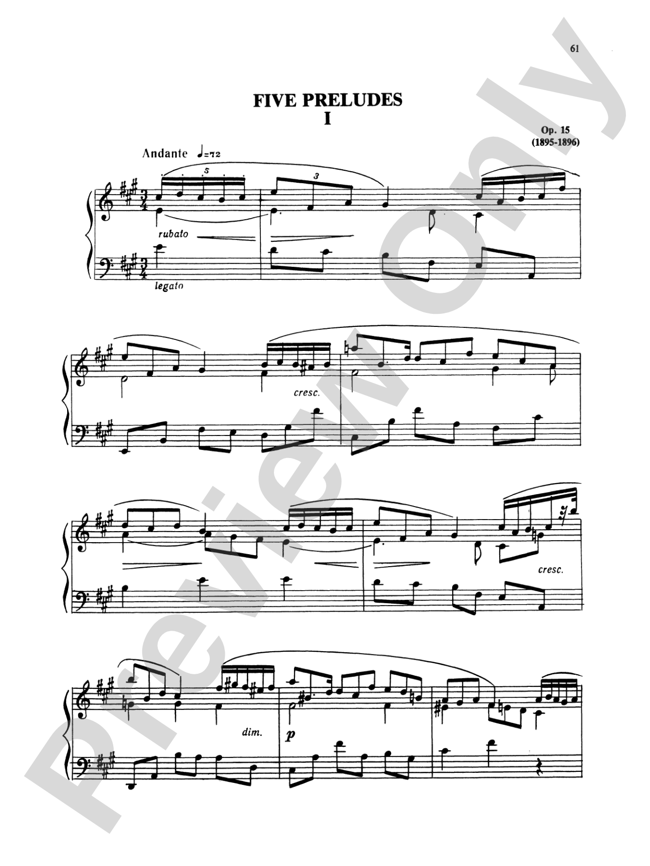 Scriabin: Preludes