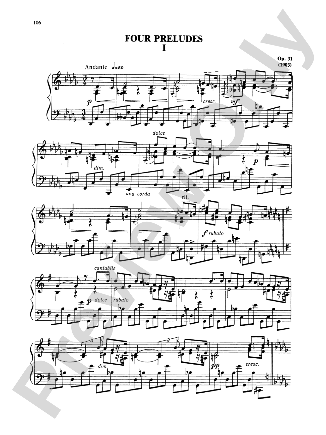 Scriabin: Preludes