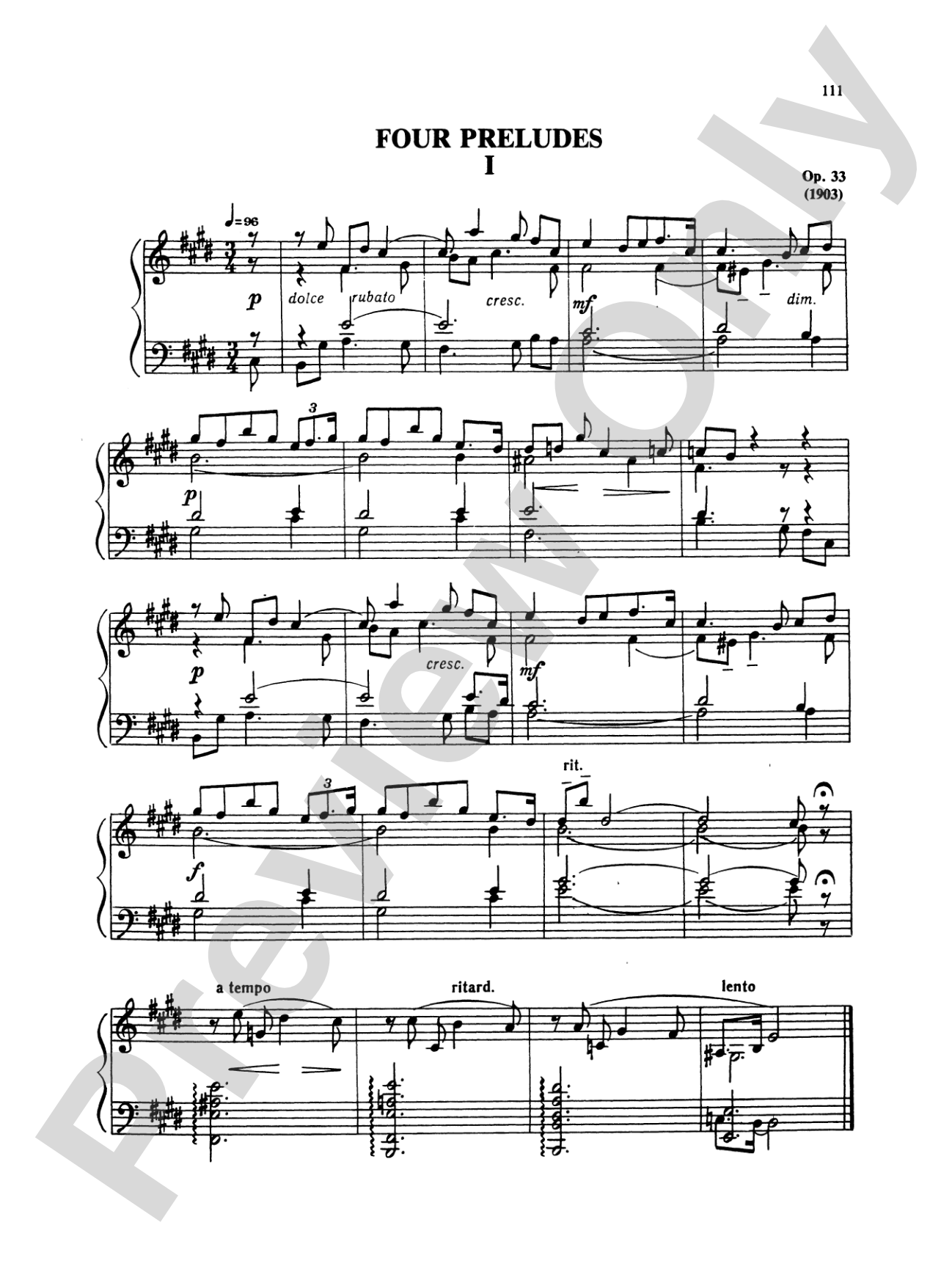 Scriabin: Preludes