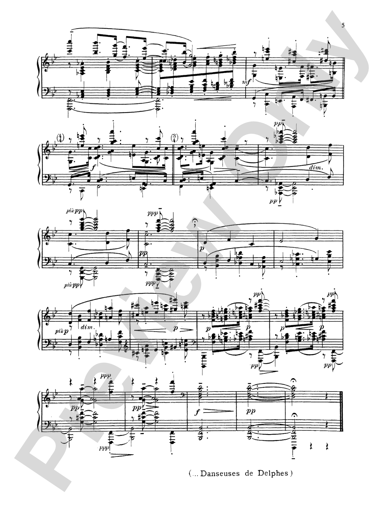 Debussy: Preludes (Volume I): Piano Book
