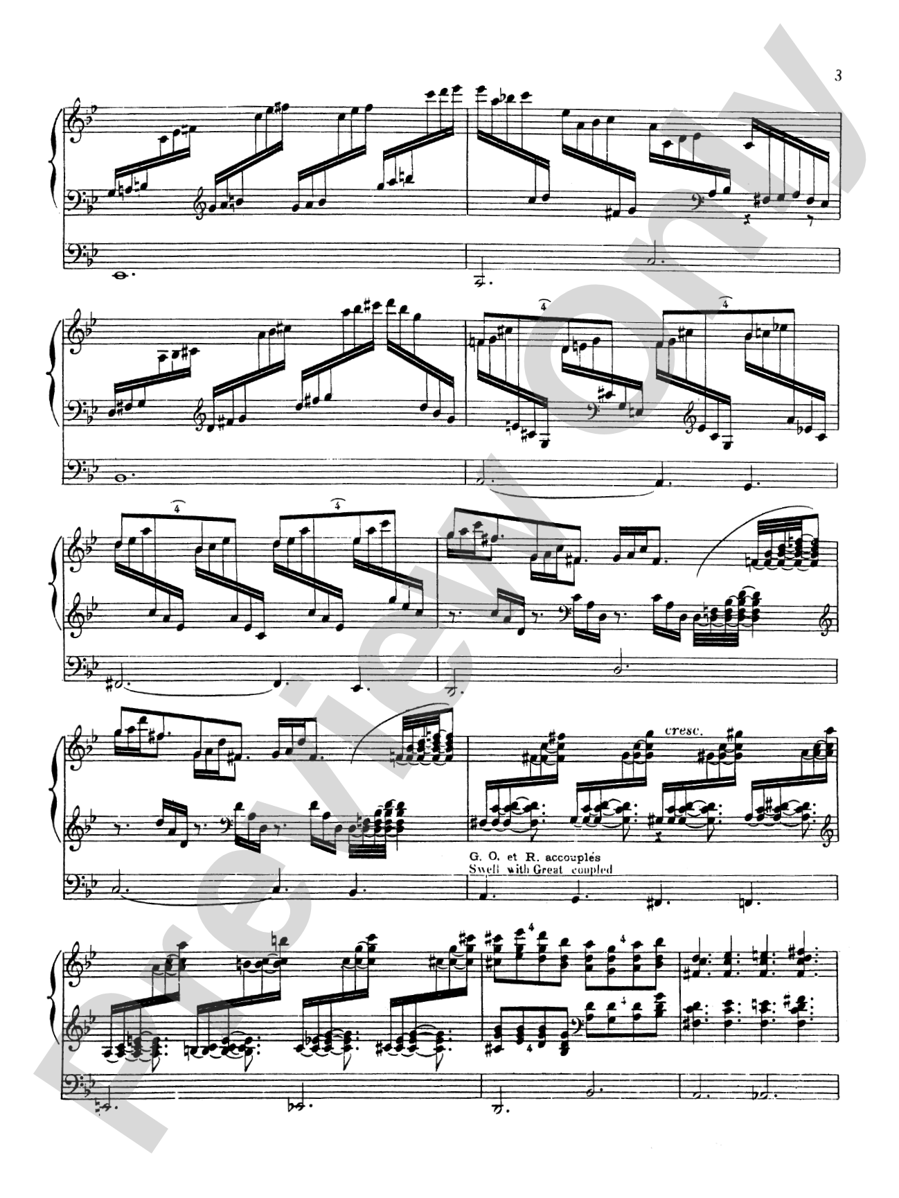 Pierné: Three Pieces, Op. 29: Organ Book