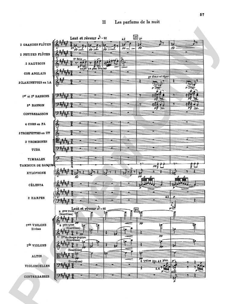 Debussy: Iberia (miniature orchestral score)