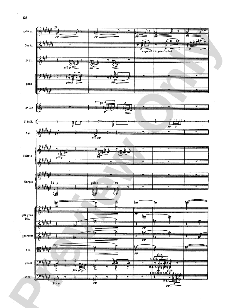 Debussy: Iberia (miniature orchestral score)