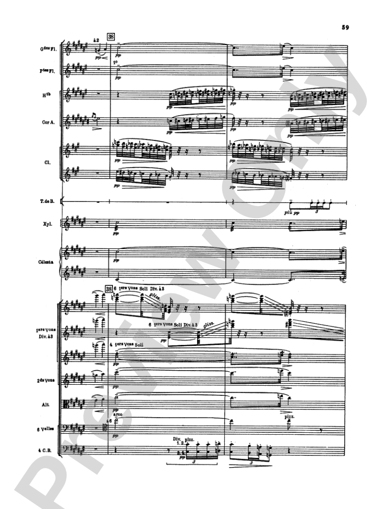 Debussy: Iberia (miniature orchestral score)