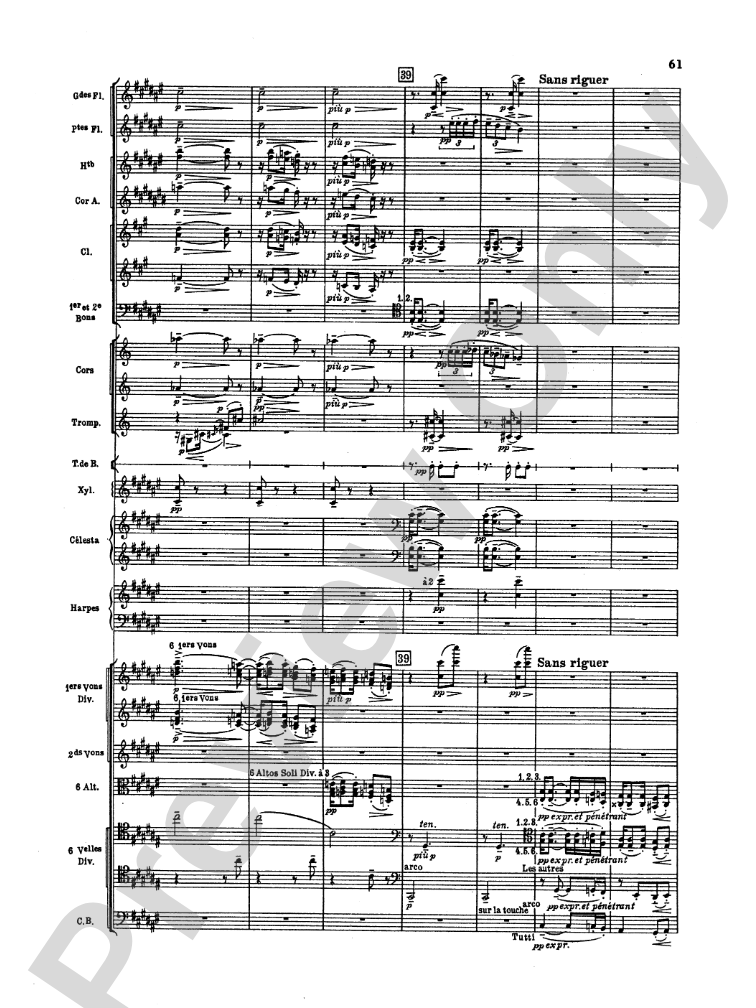 Debussy: Iberia (miniature orchestral score)