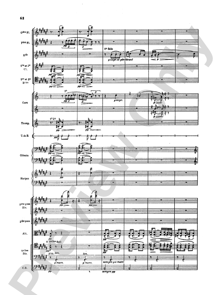 Debussy: Iberia (miniature orchestral score)