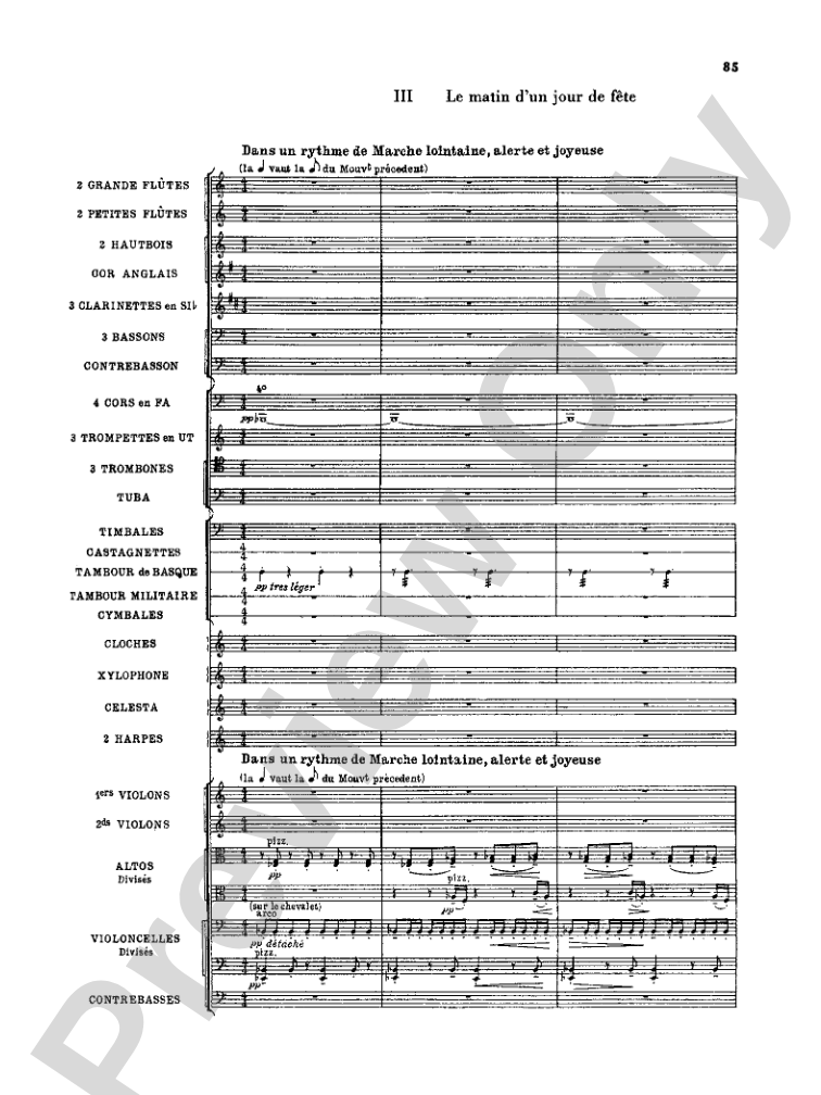Debussy: Iberia (miniature orchestral score)