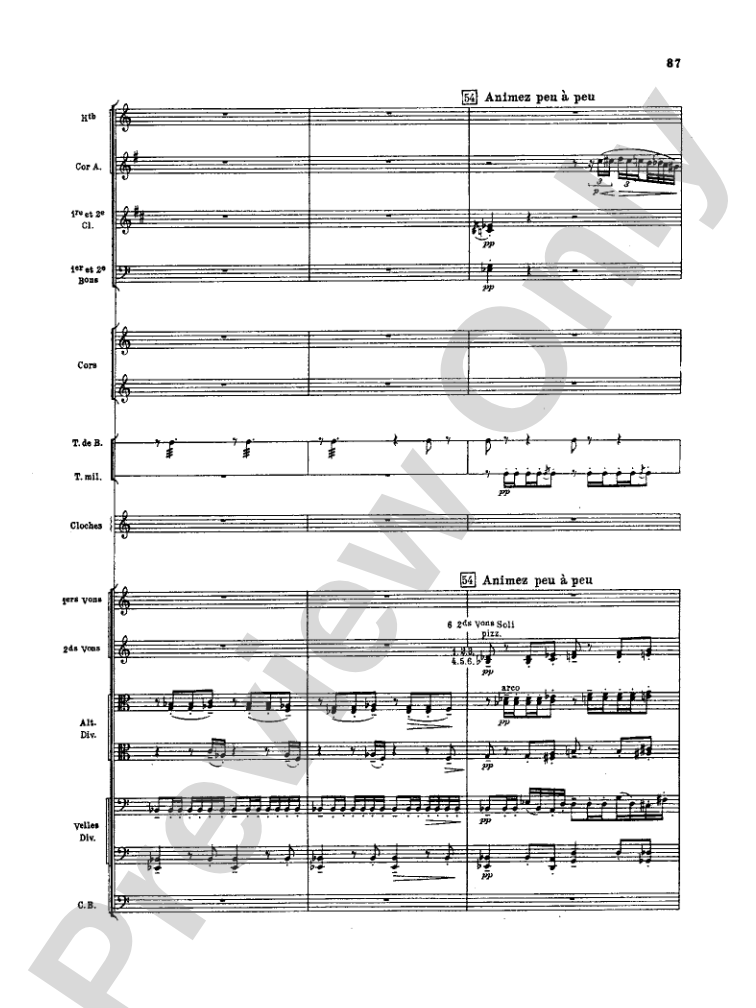 Debussy: Iberia (miniature orchestral score)