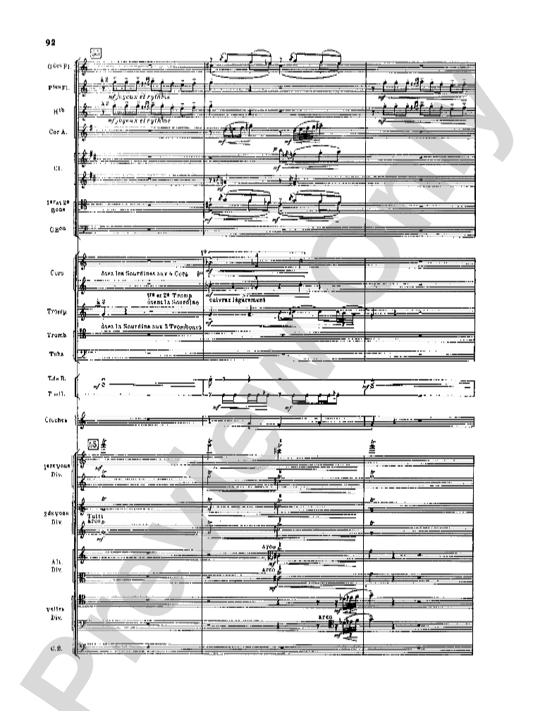 Debussy: Iberia (miniature orchestral score)