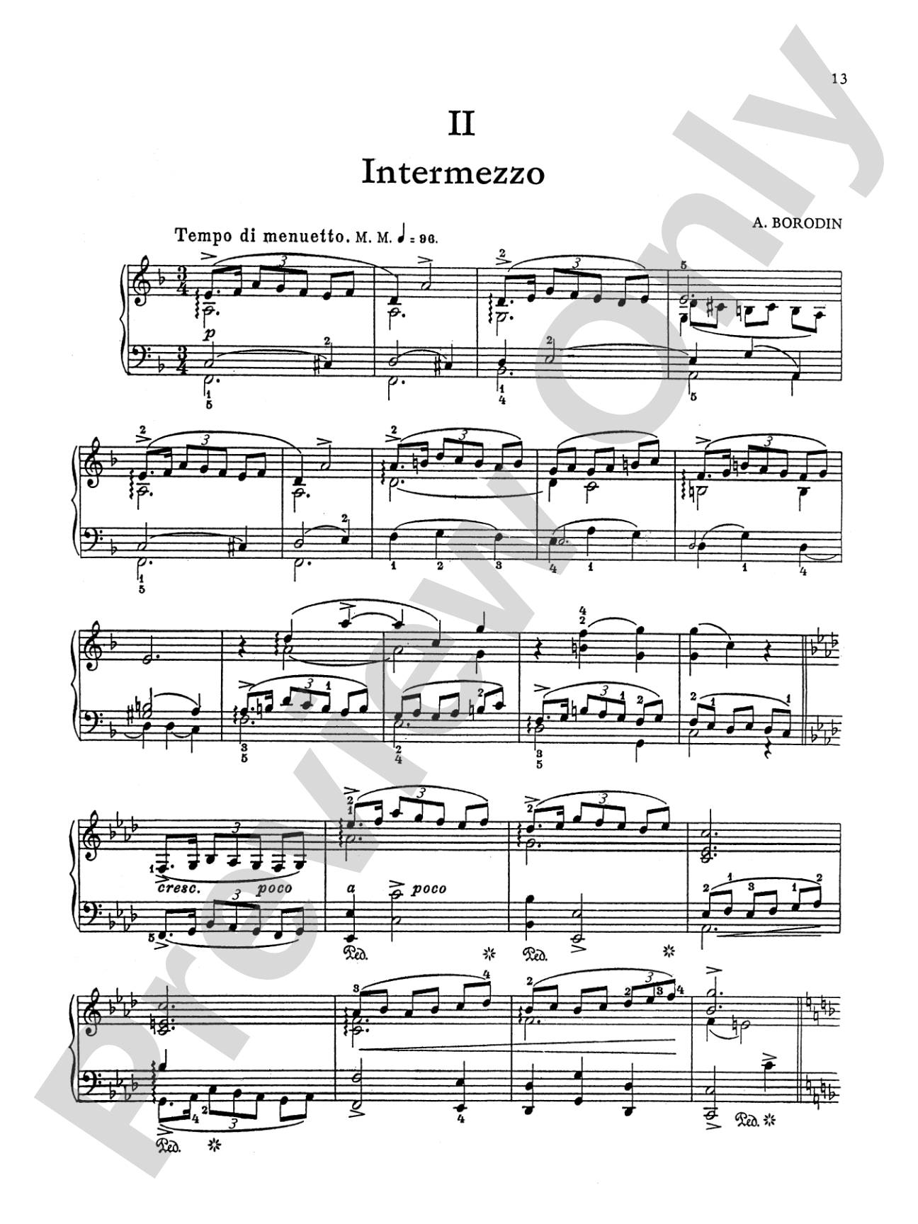 Borodin: Scherzo and Petite Suite