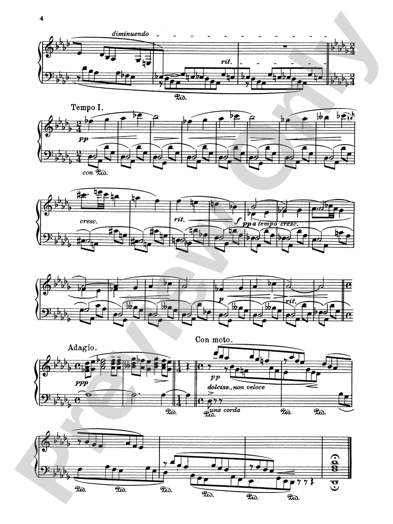 Janácek: In the Mist: Piano