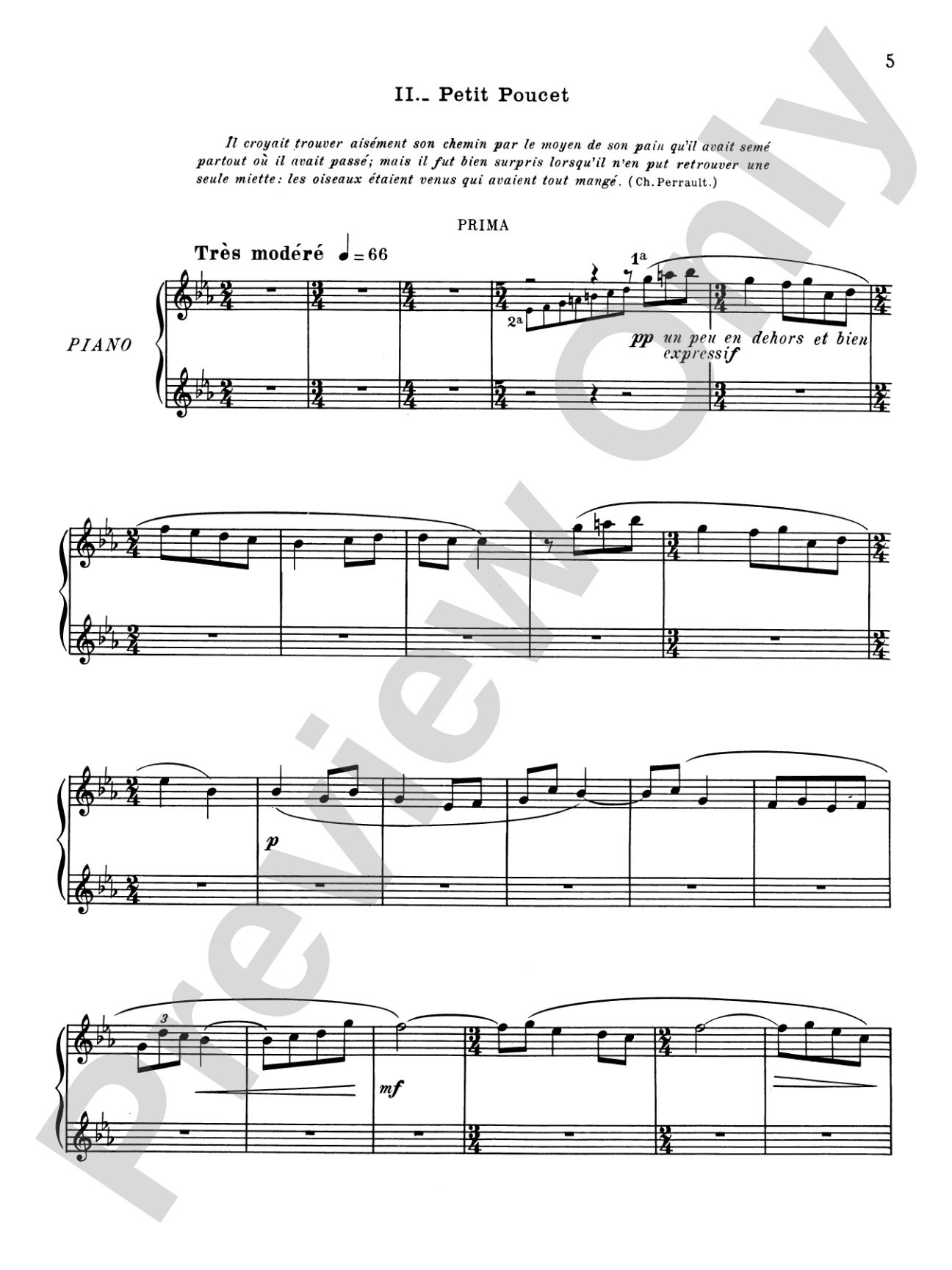 Ravel: Ma Mère l'oye (Mother Goose Suite)