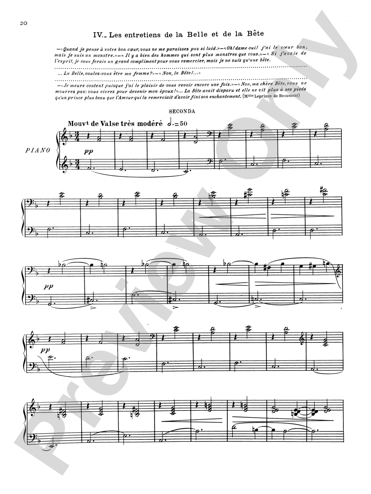 Ravel: Ma Mère l'oye (Mother Goose Suite)