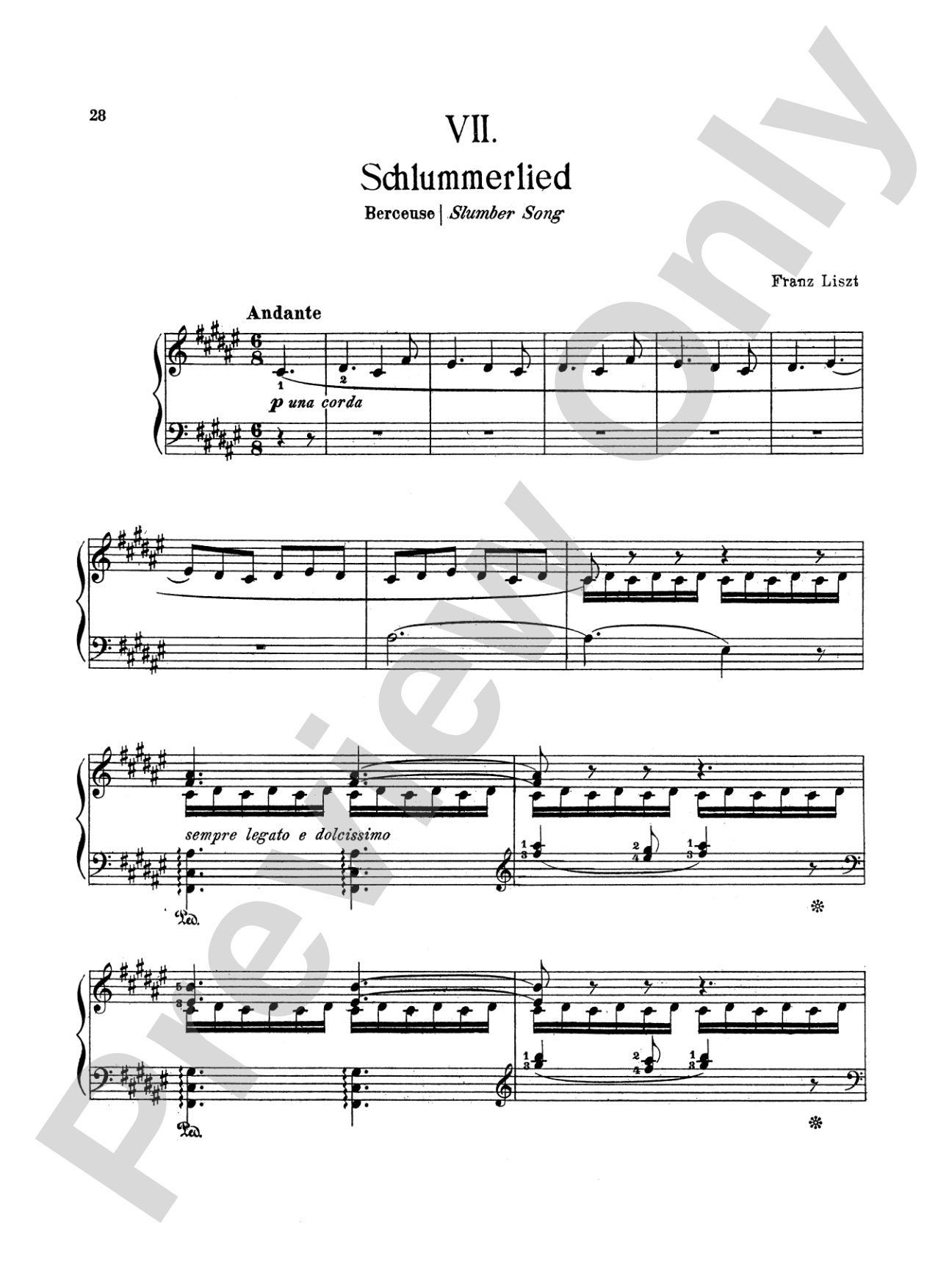 Liszt: Weihnachtsbaum