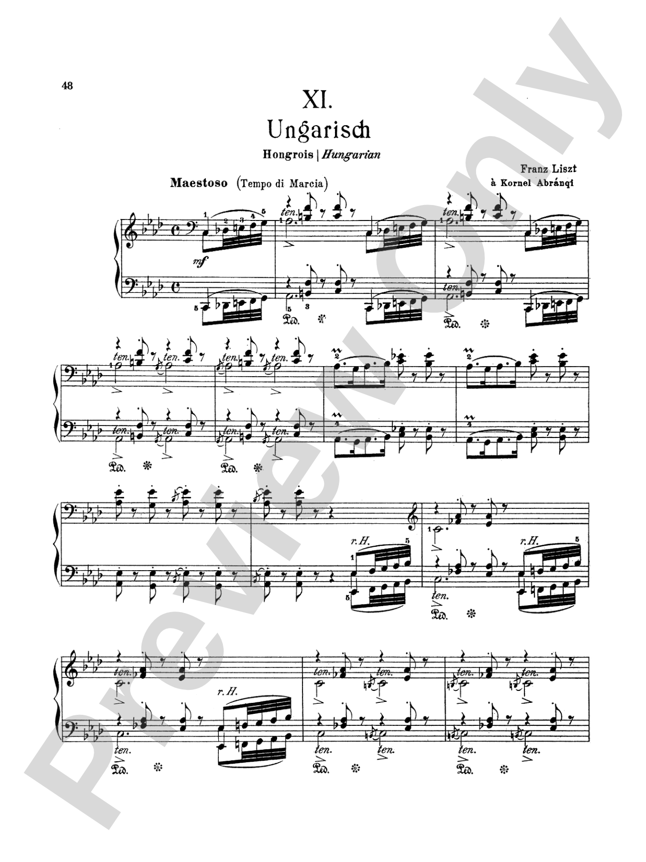 Liszt: Weihnachtsbaum