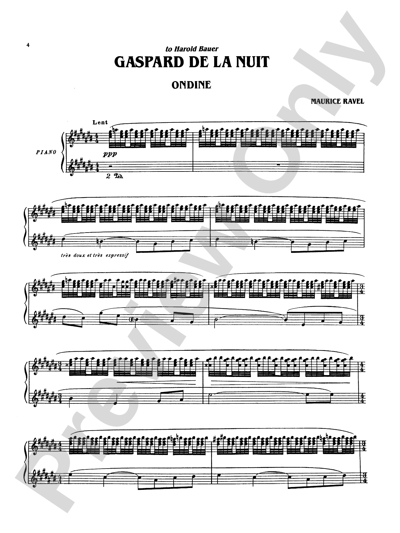 Ravel: Gaspard de la Nuit: Piano