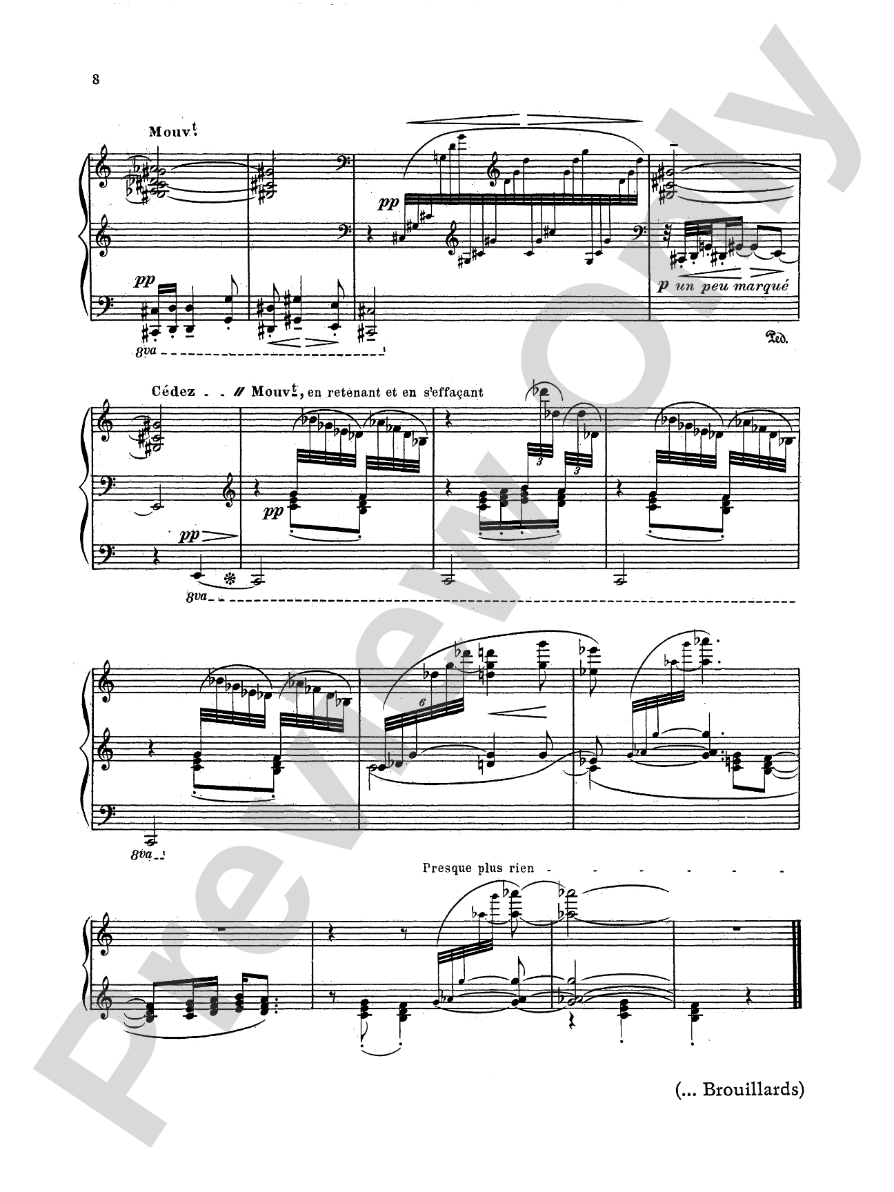 Debussy: Preludes (Volume II): Piano Book