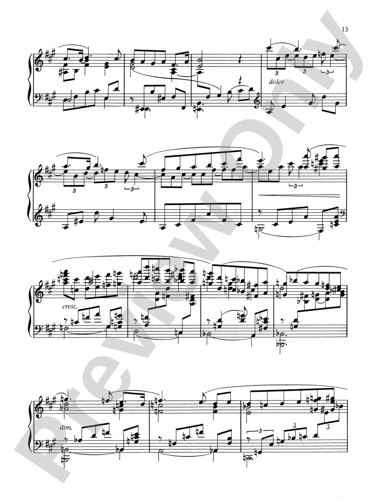 Miaskowsky: Three Sonatas: Piano Book