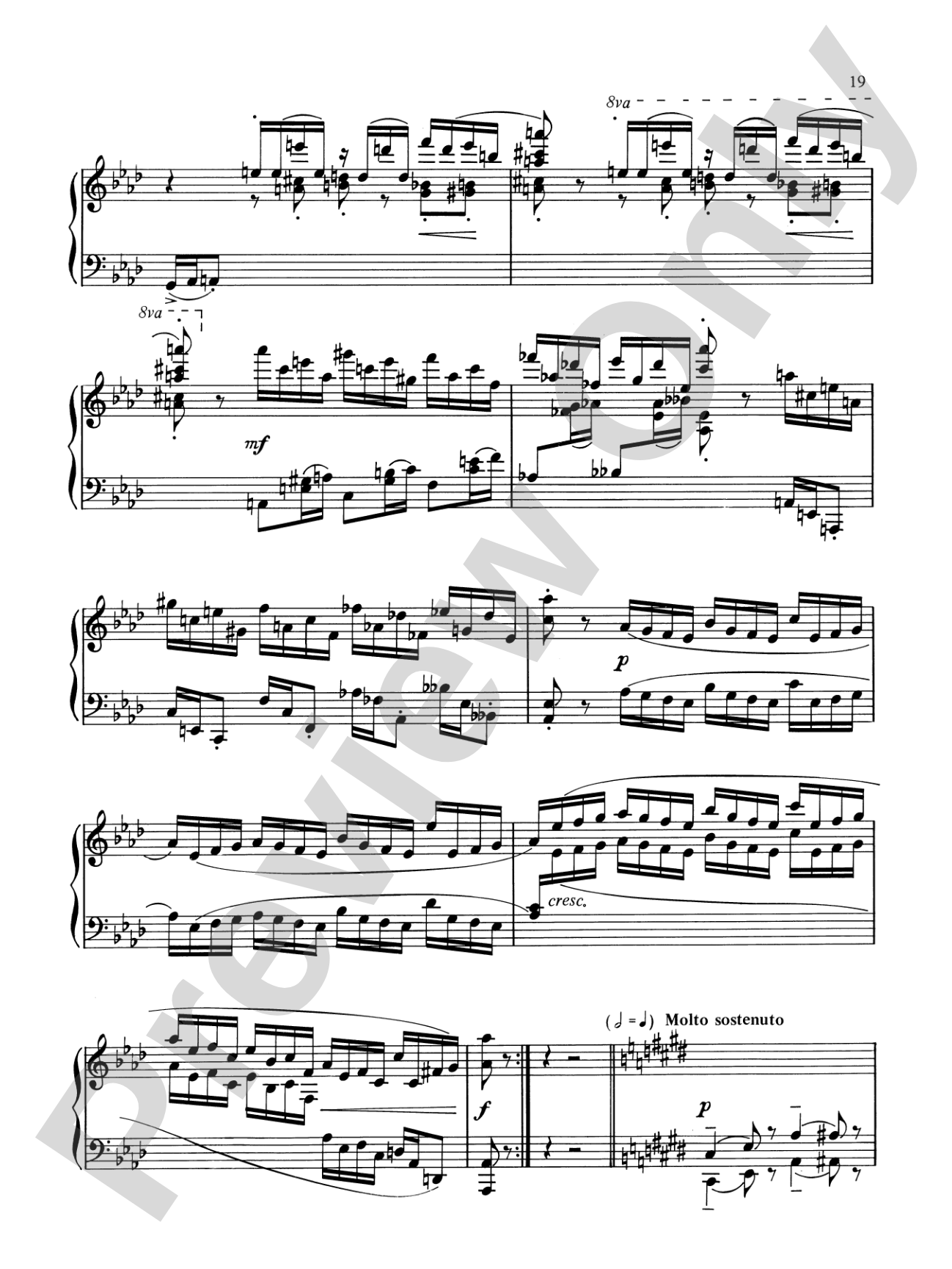 Miaskowsky: Three Sonatas: Piano Book