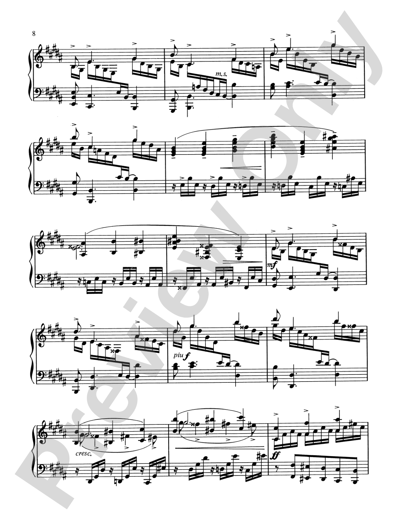 Miaskowsky: Three Sonatas: Piano Book
