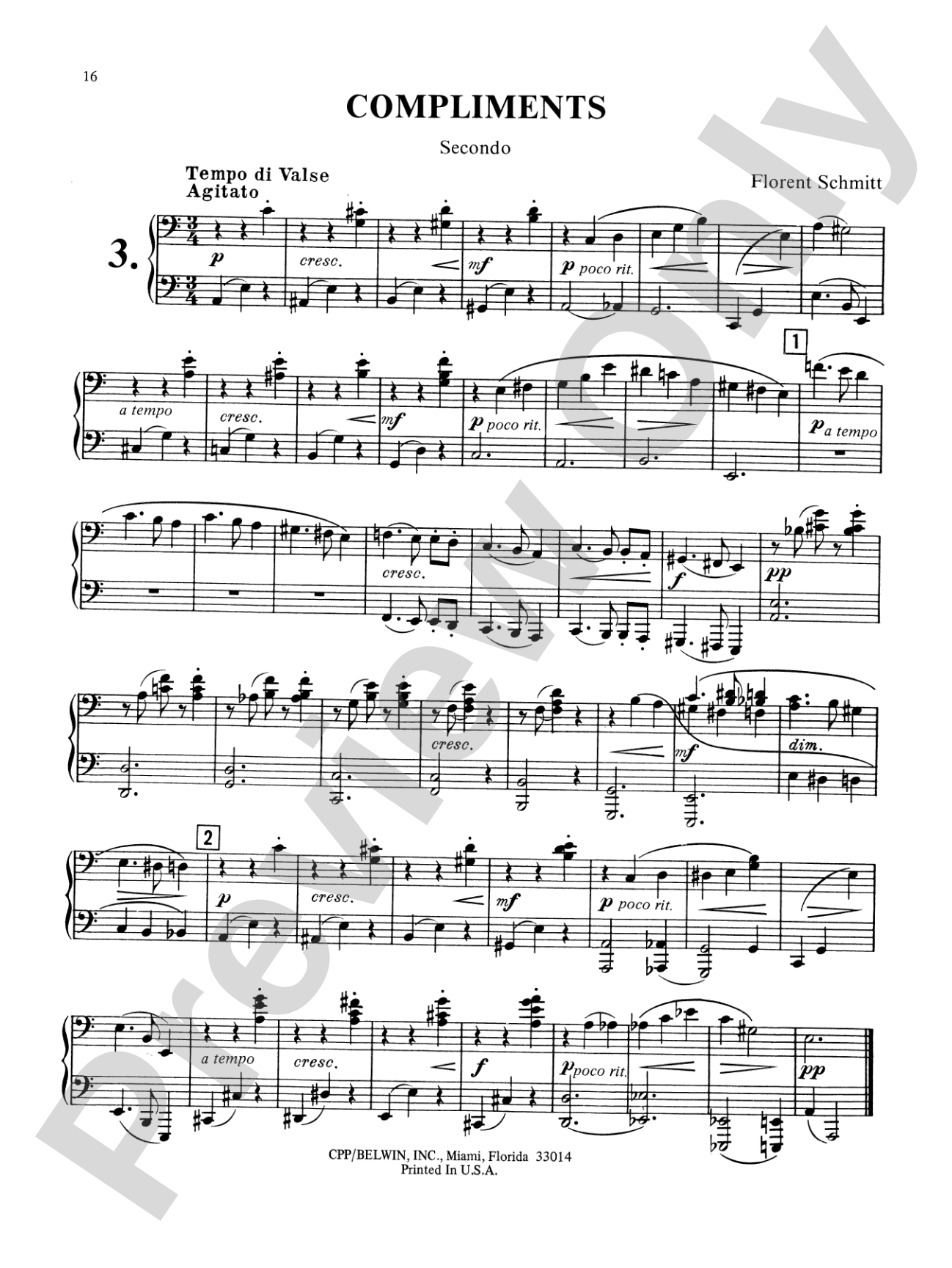 Schmitt: Album of Piano Duets, Volume I
