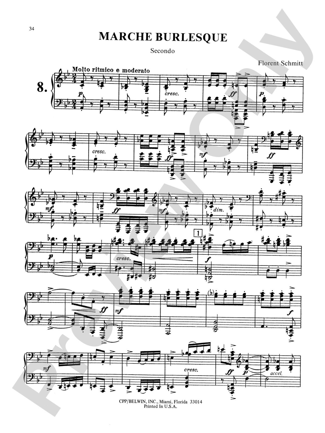 Schmitt: Album of Piano Duets, Volume I