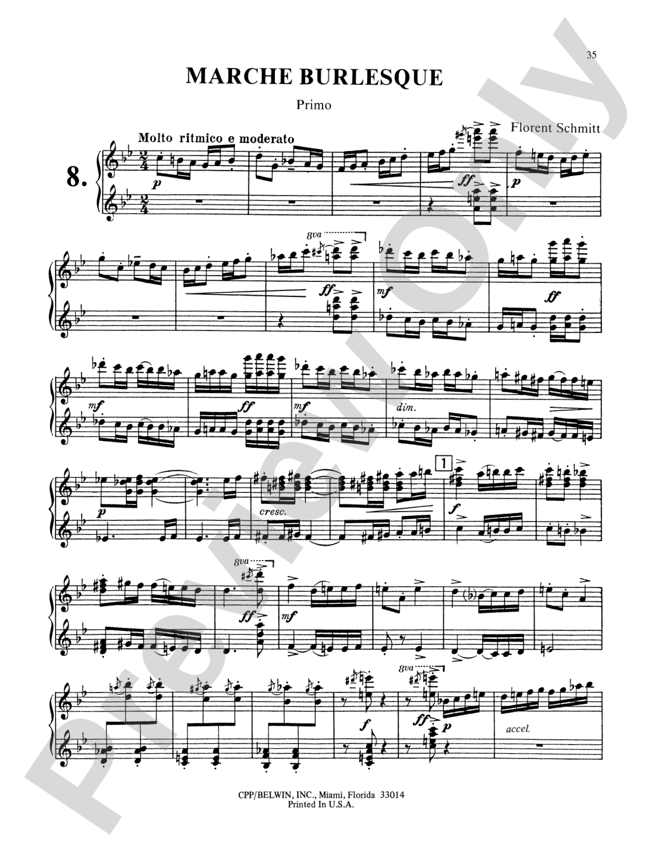 Schmitt: Album of Piano Duets, Volume I