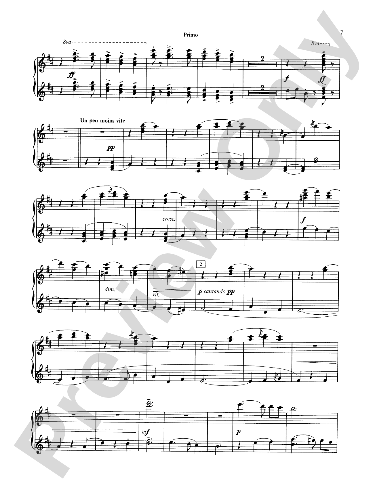 Schmitt: Album of Piano Duets, Volume II: Piano Duet (1 Piano, 4 Hands) Book