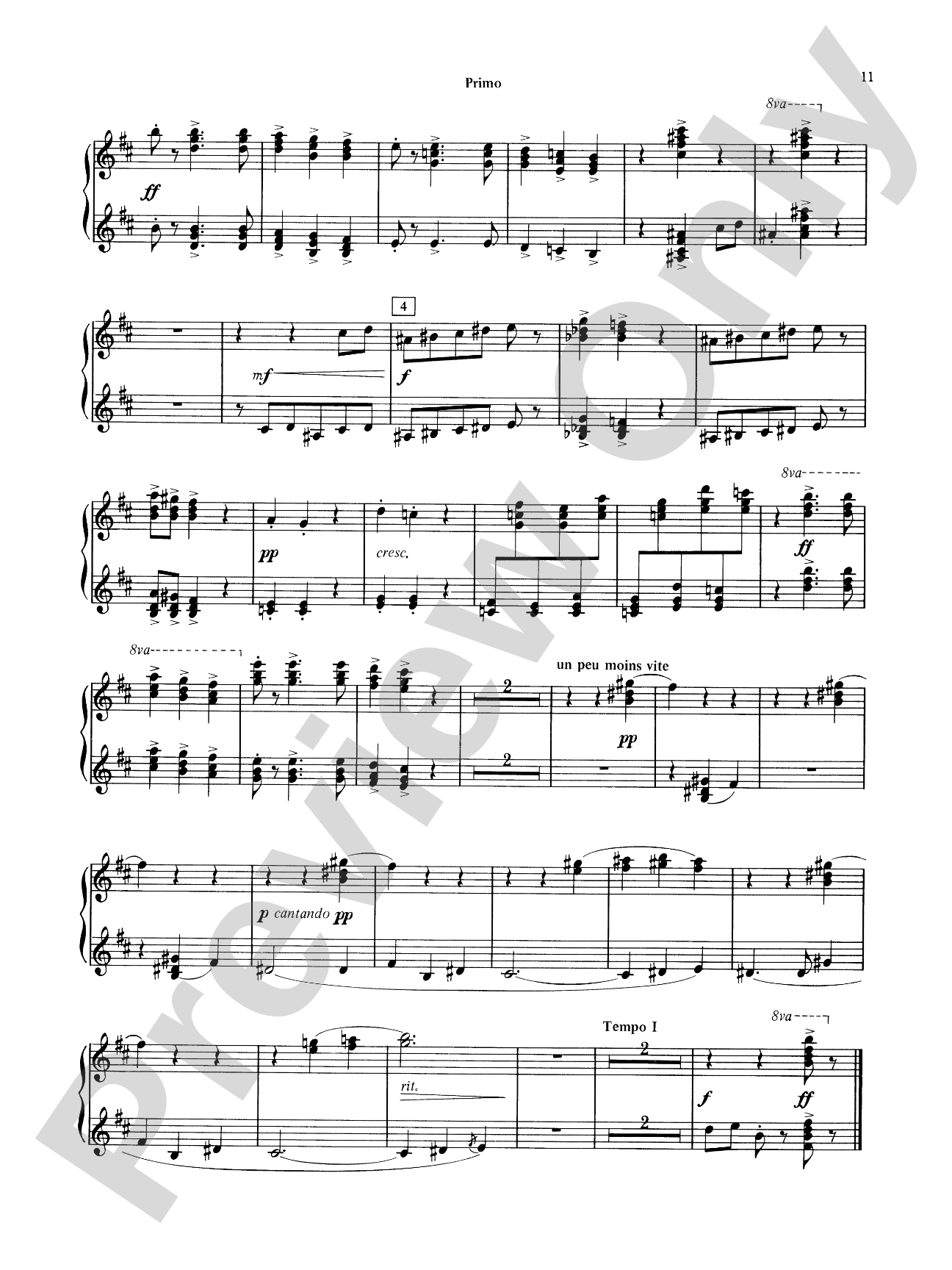 Schmitt: Album of Piano Duets, Volume II: Piano Duet (1 Piano, 4 Hands) Book