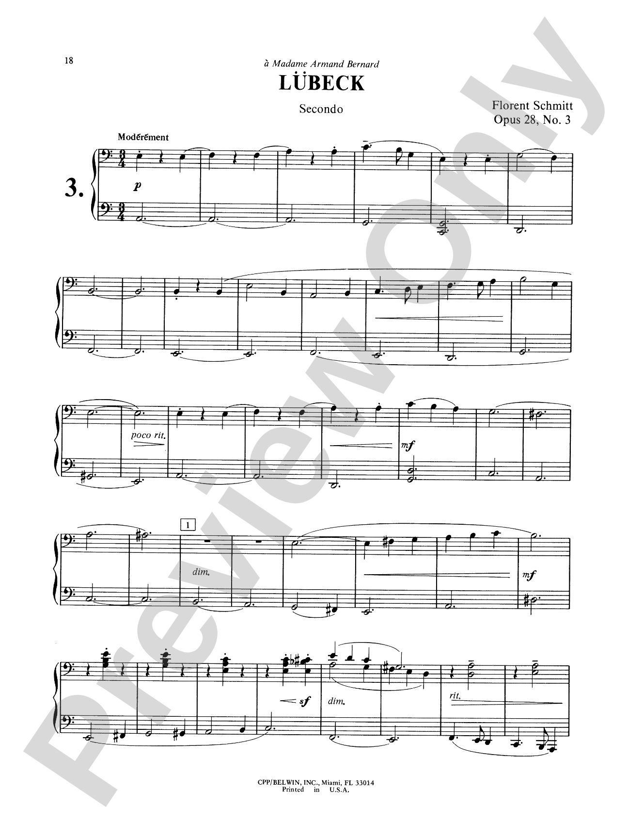 Schmitt: Album of Piano Duets, Volume II