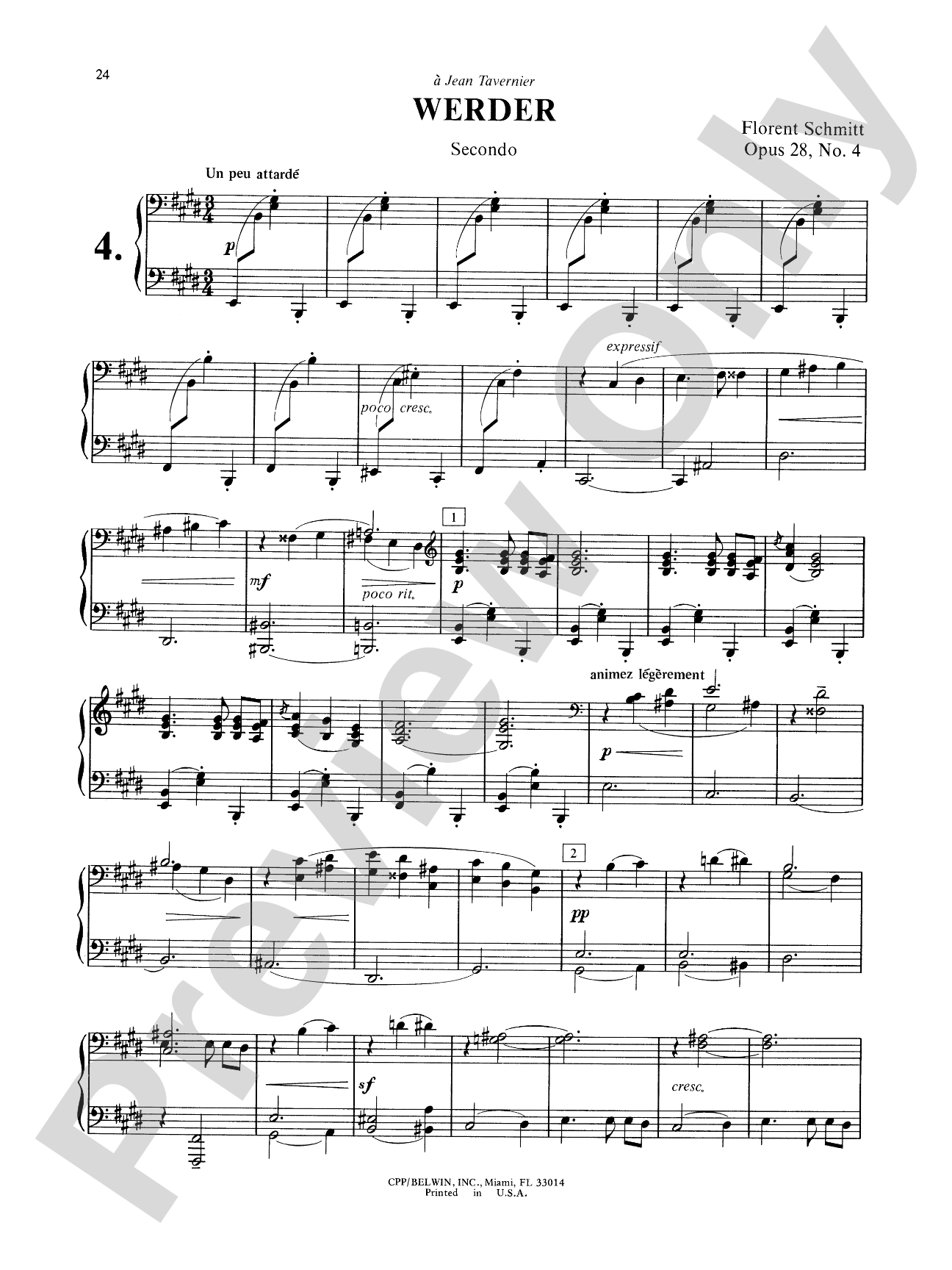 Schmitt: Album of Piano Duets, Volume II
