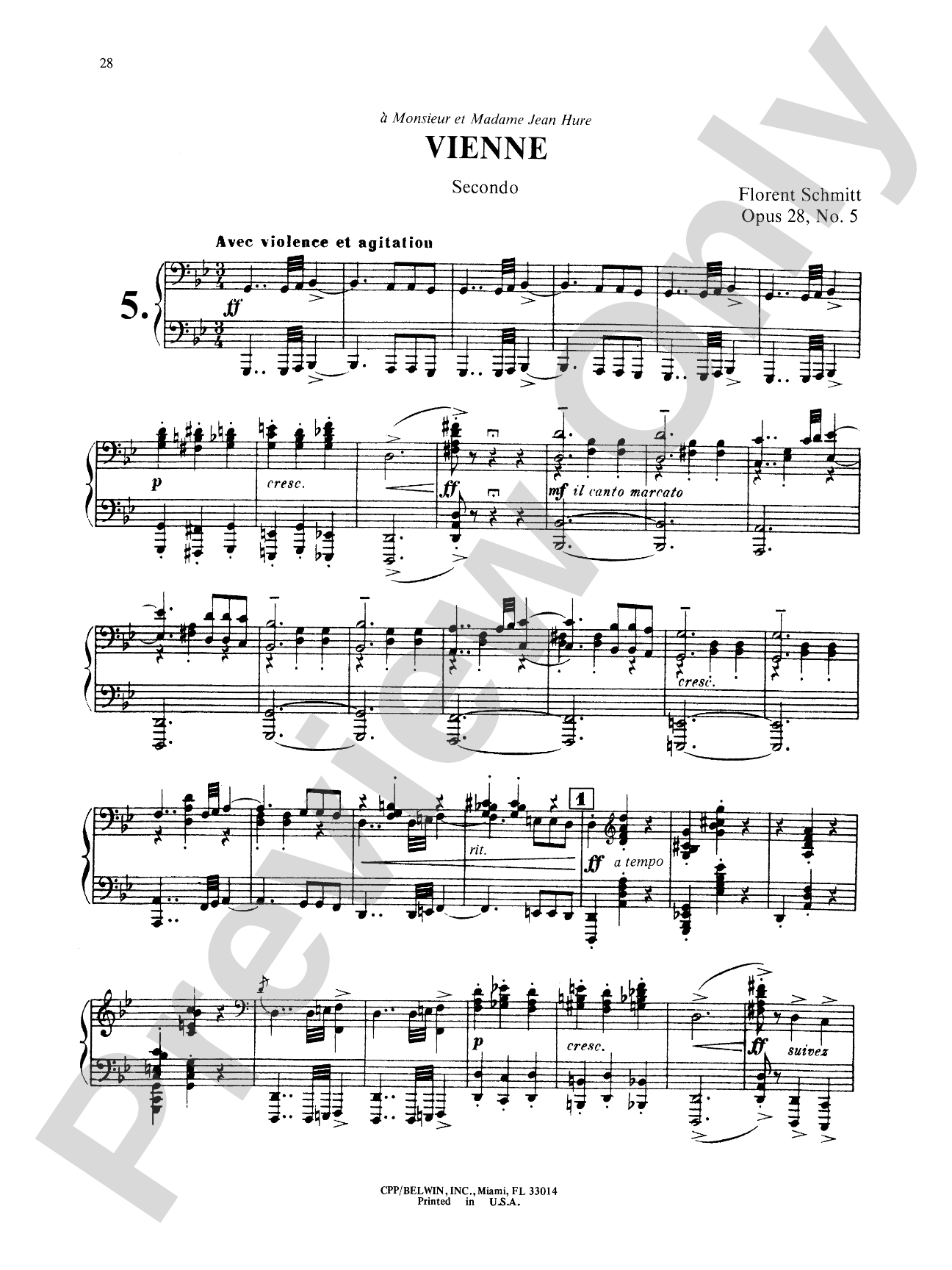 Schmitt: Album of Piano Duets, Volume II