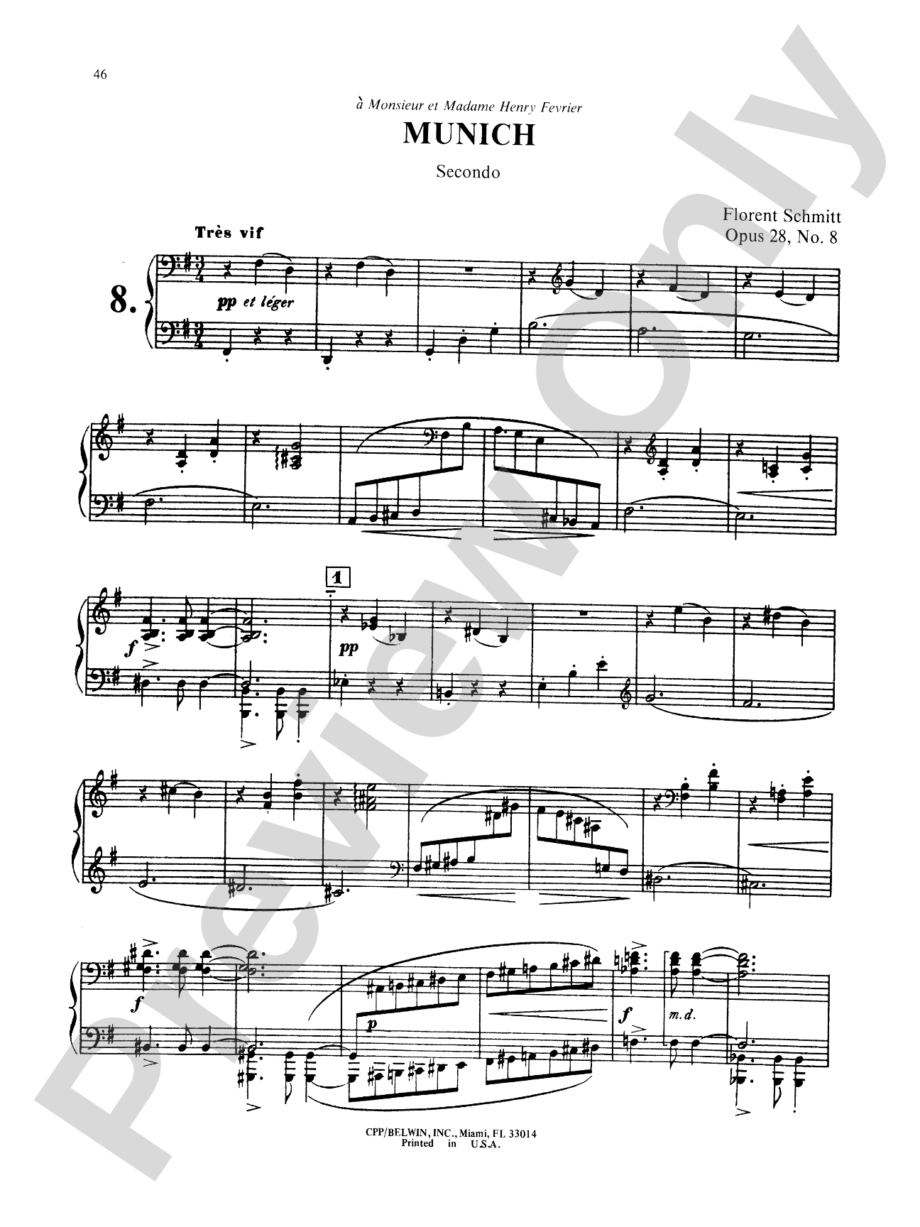 Schmitt: Album of Piano Duets, Volume II