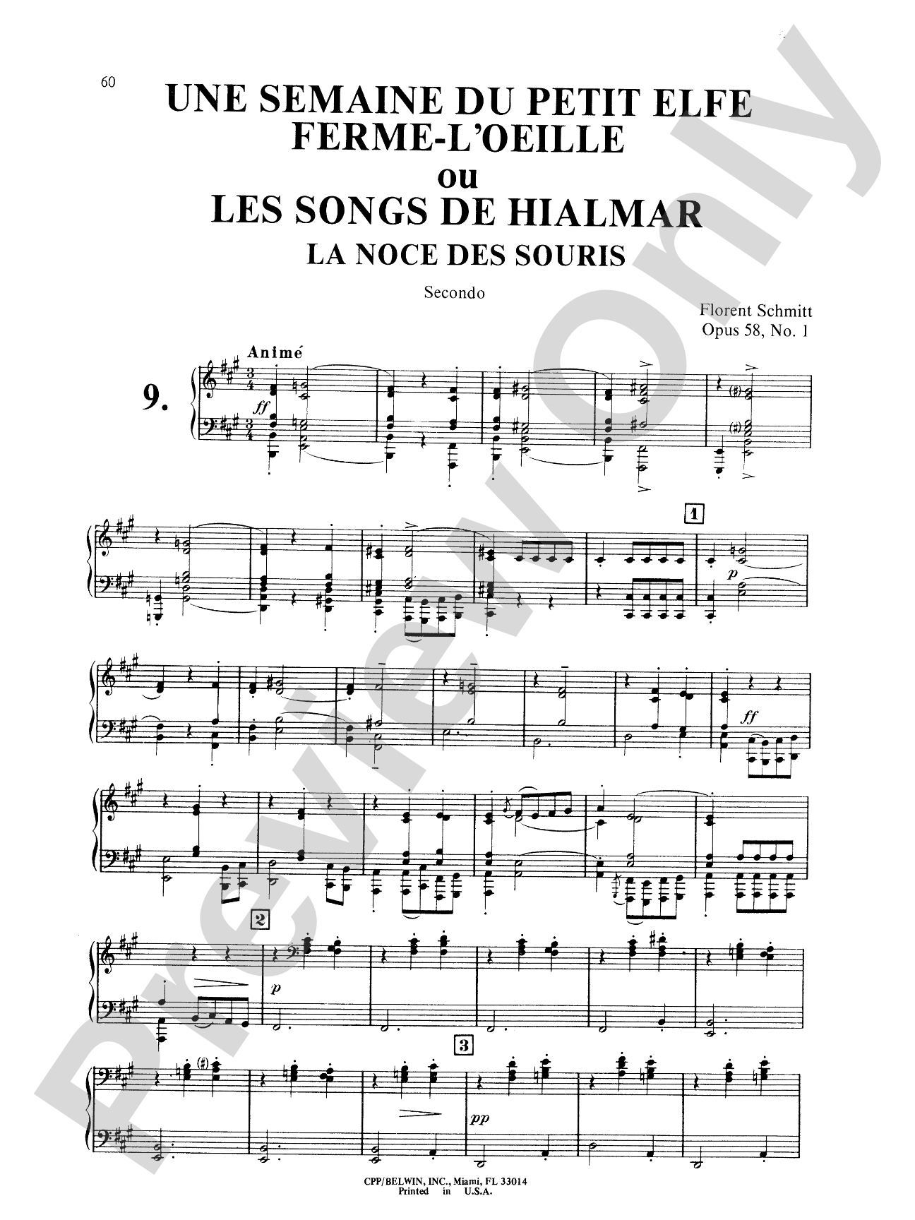 Schmitt: Album of Piano Duets, Volume II