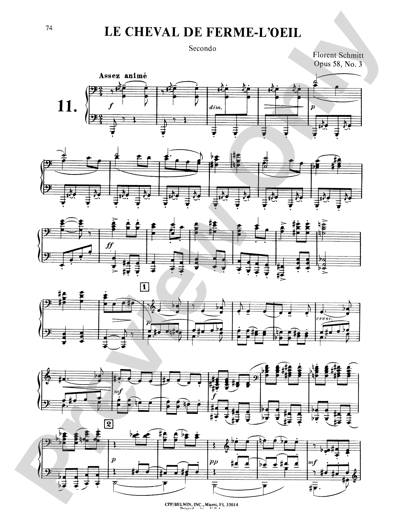 Schmitt: Album of Piano Duets, Volume II