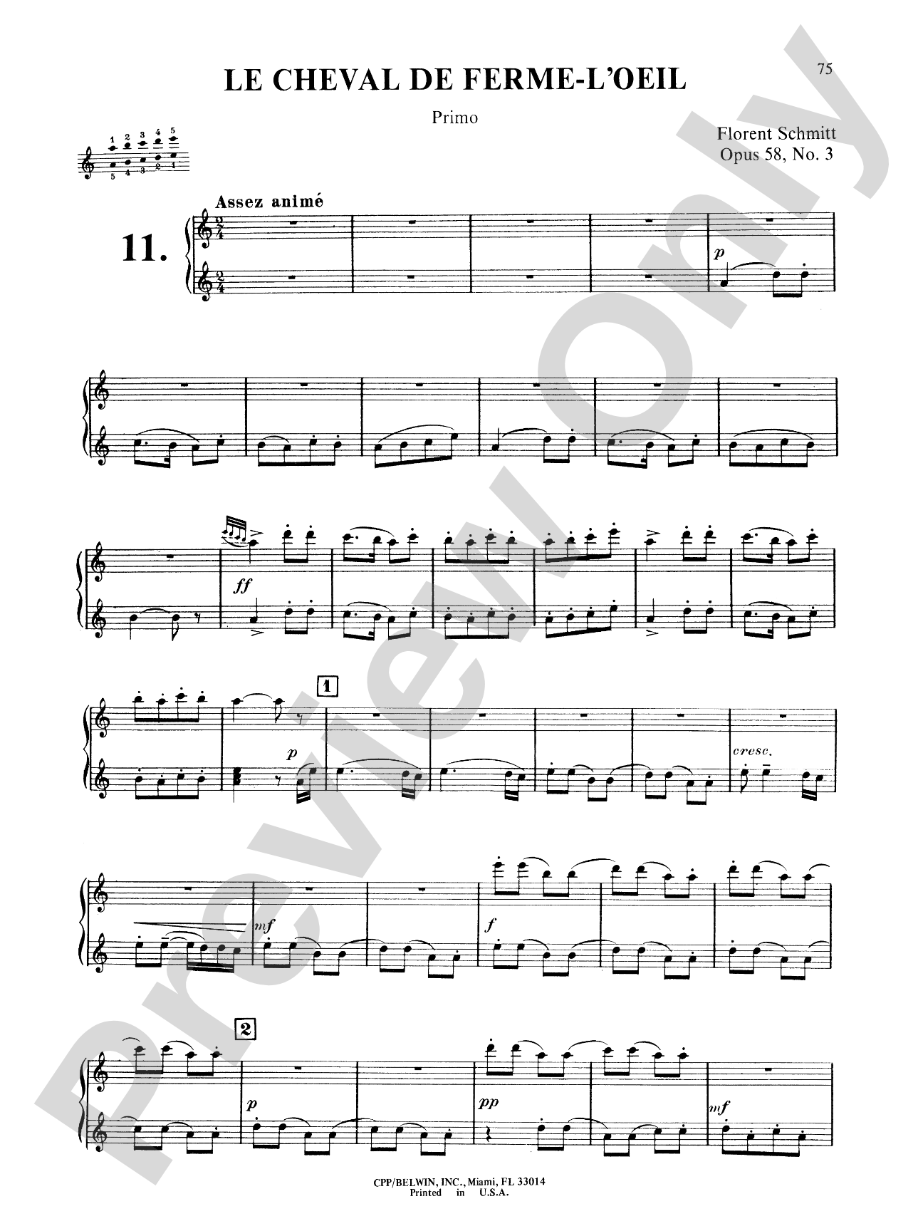 Schmitt: Album of Piano Duets, Volume II
