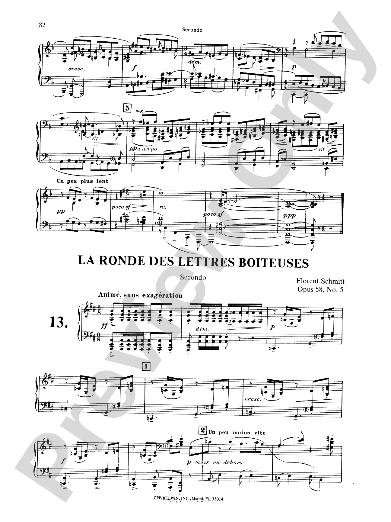 Schmitt: Album of Piano Duets, Volume II