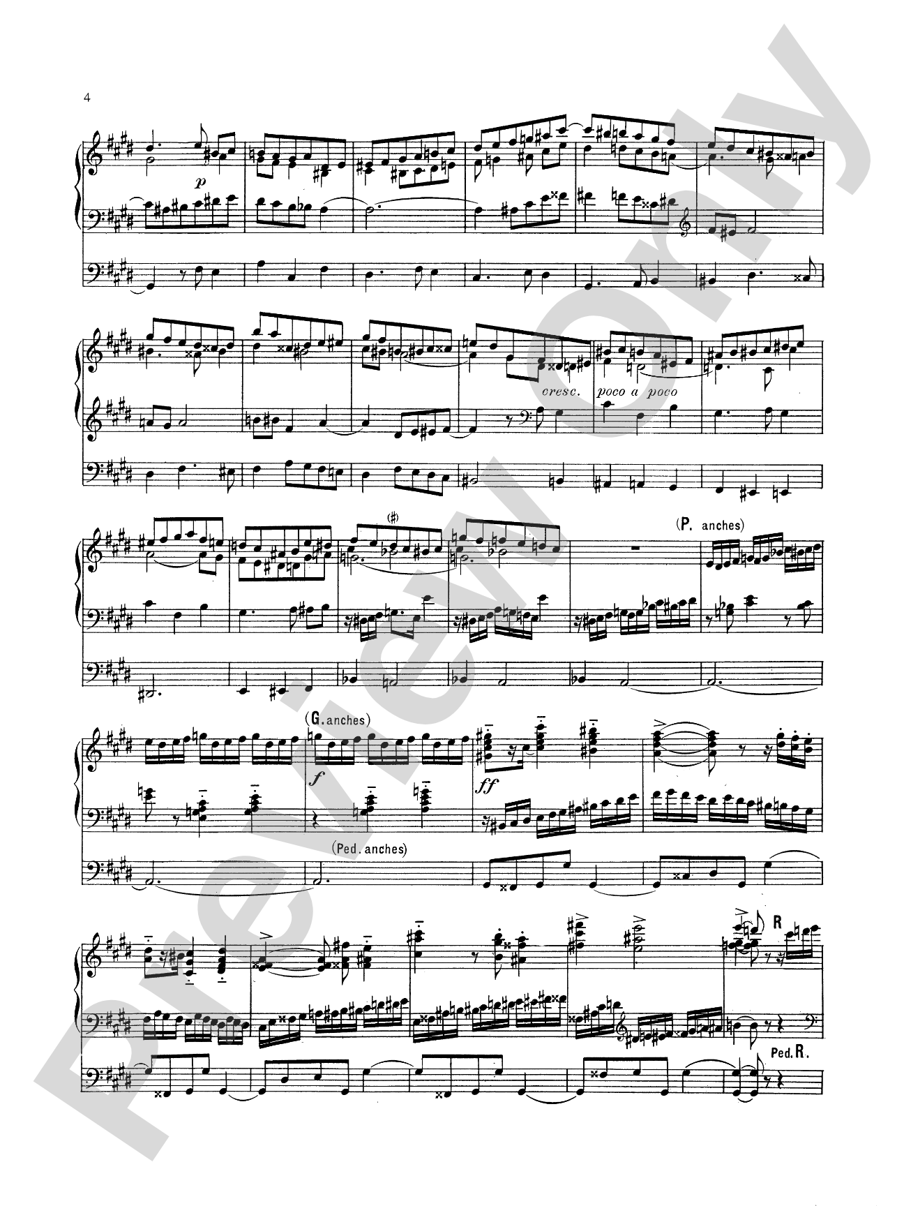 Vierne: Symphony No. 3, Op. 28: Organ Sheet