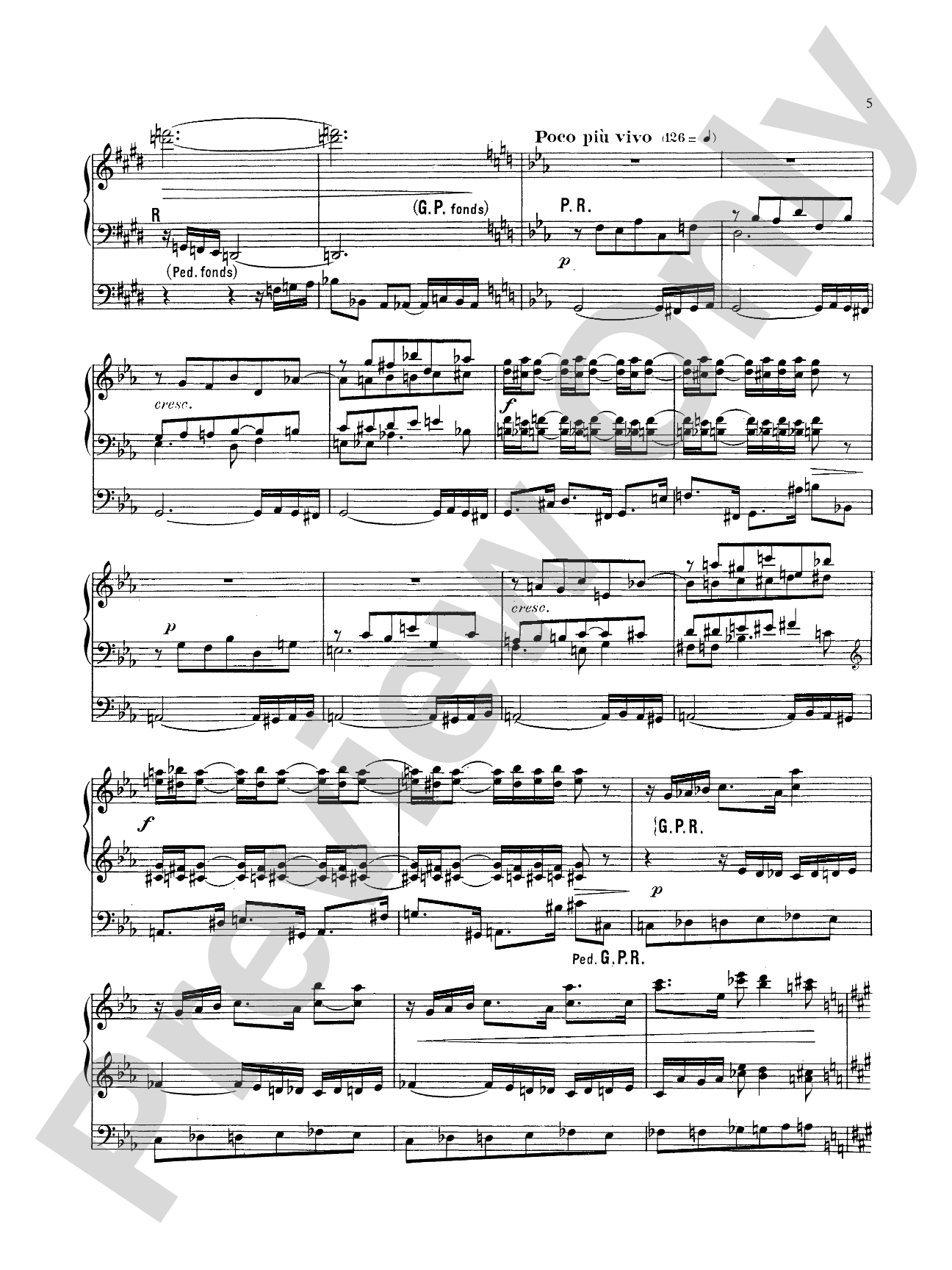 Vierne: Symphony No. 3, Op. 28: Organ Sheet