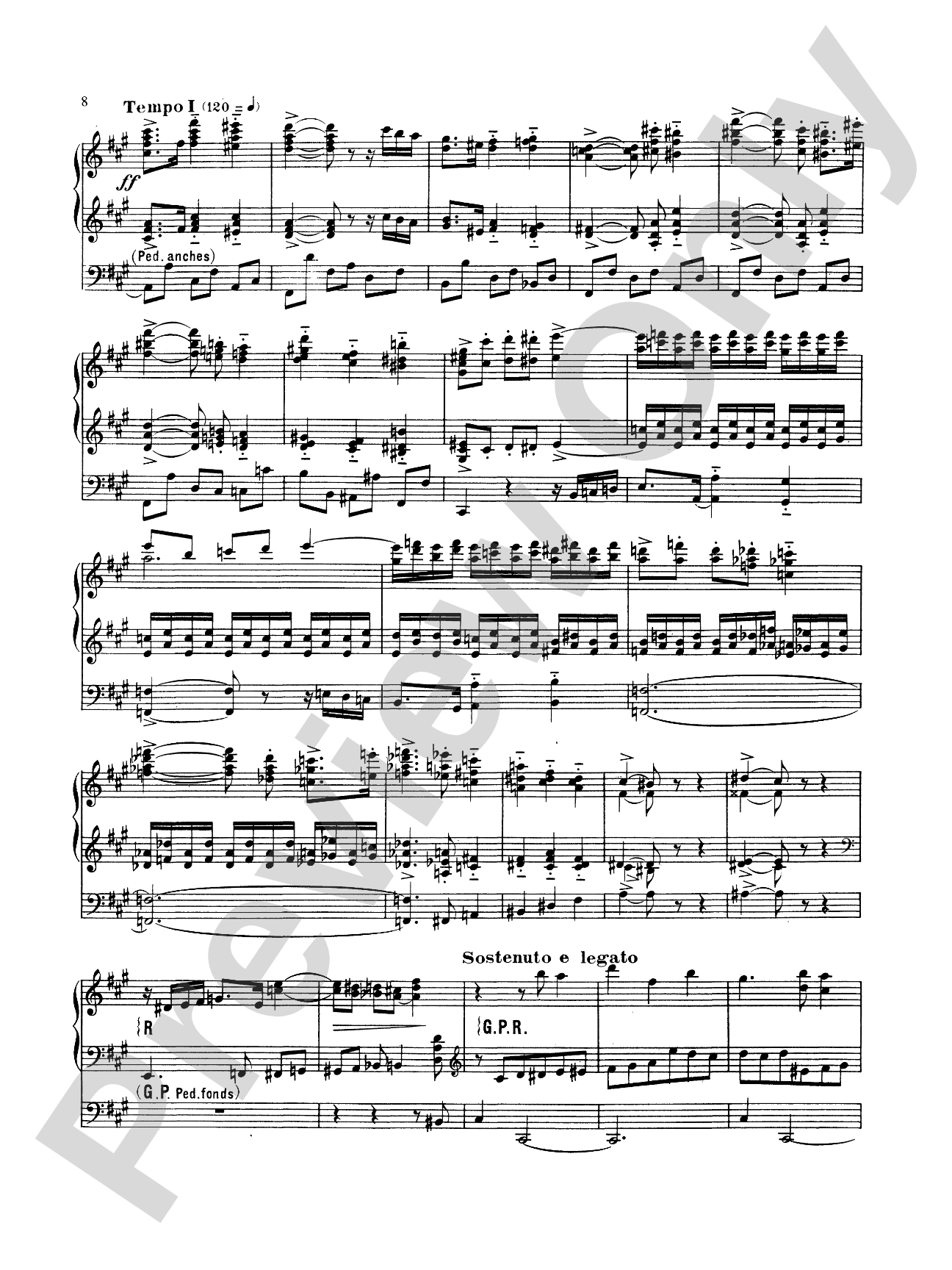 Vierne: Symphony No. 3, Op. 28: Organ Sheet