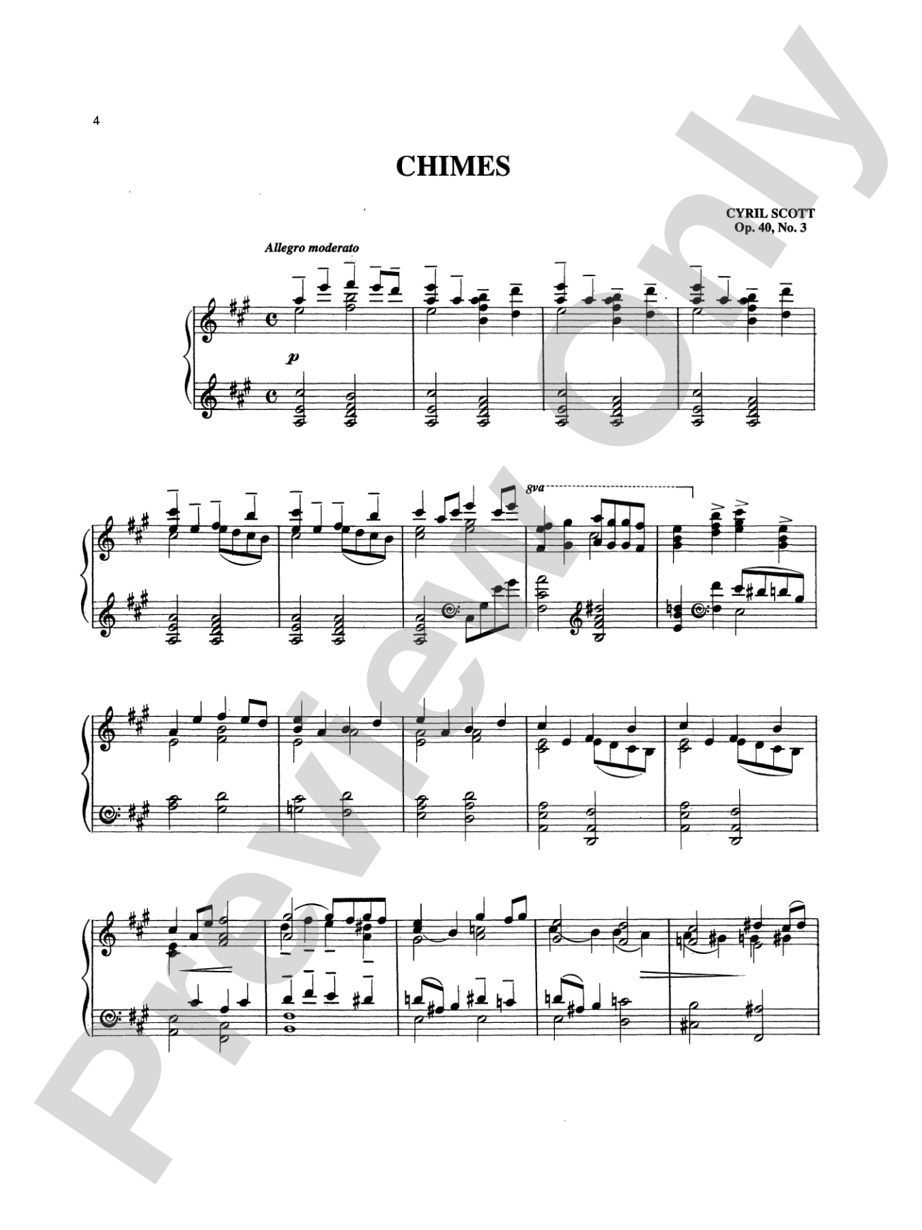 Scott: Selected Piano Works: Piano Book