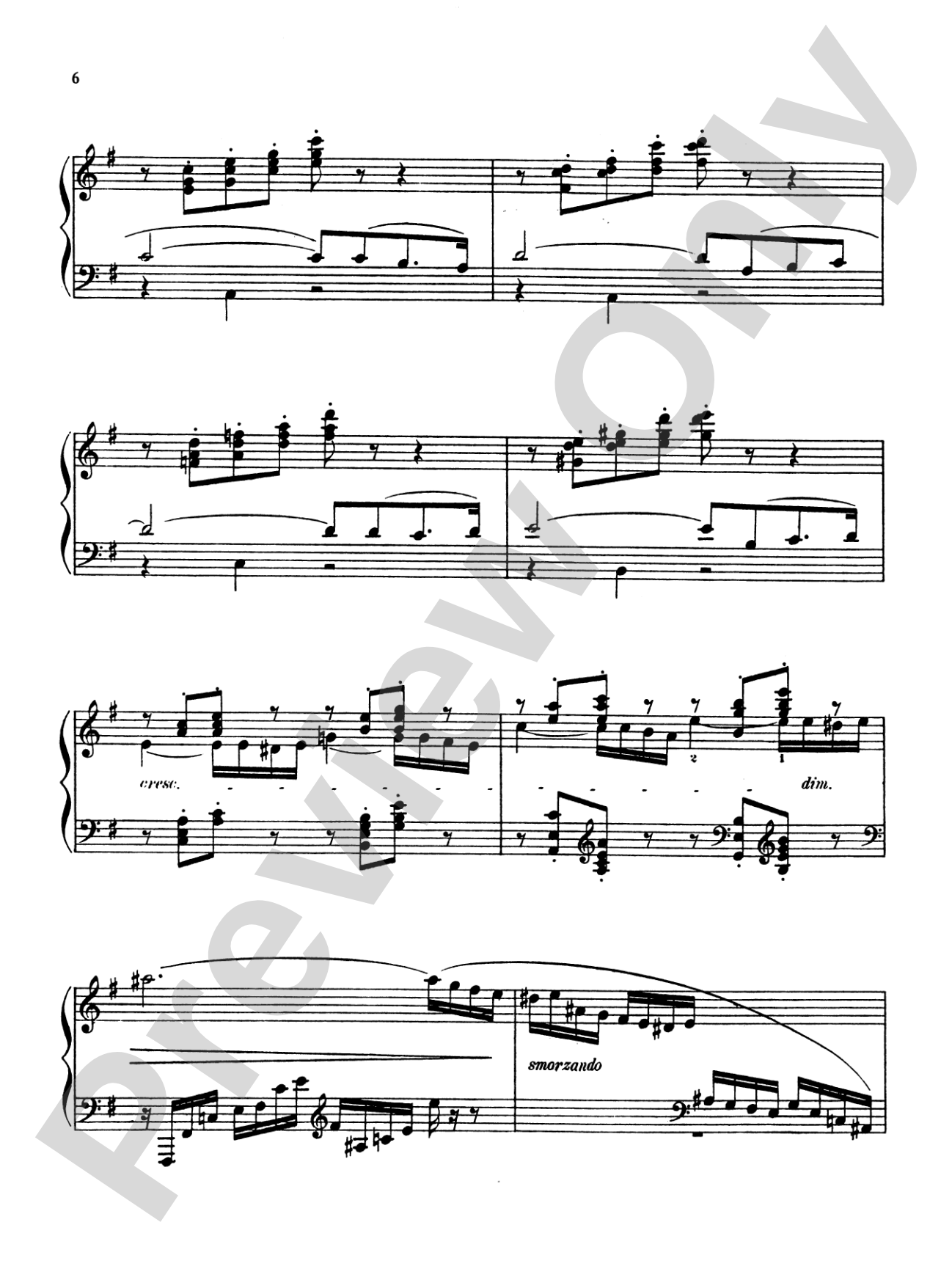 Moszkowski: Six Pieces, Op. 31: Piano Book
