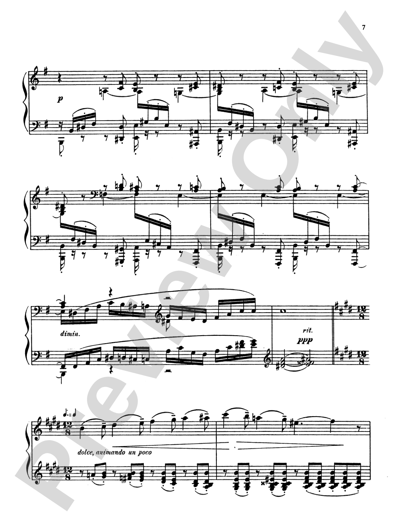 Moszkowski: Six Pieces, Op. 31: Piano Book