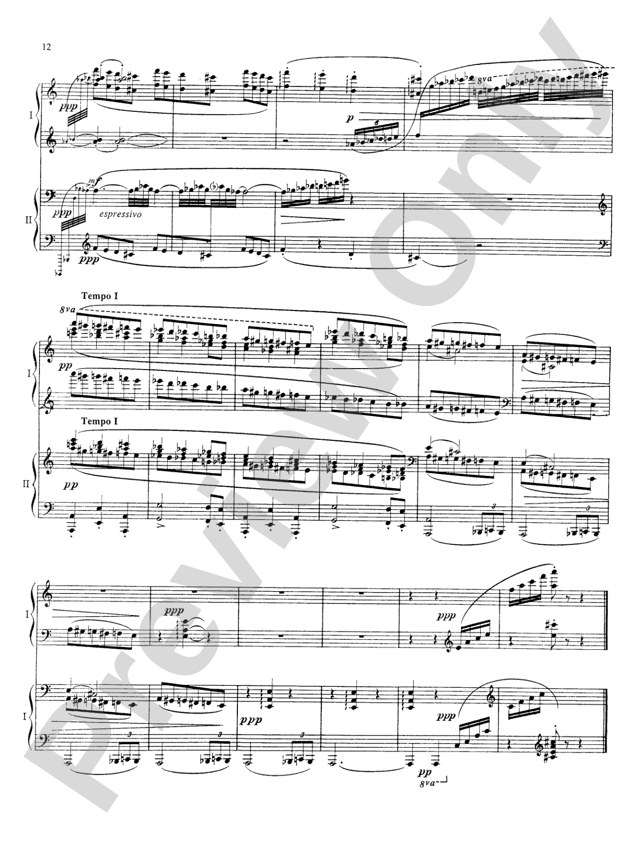 Ravel: Rhapsodie Espagnole: Piano Duet (1 Piano, 4 Hands)