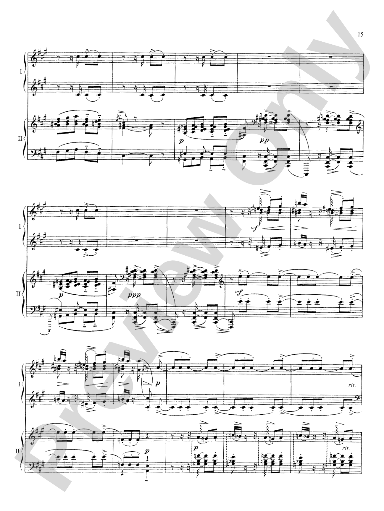 Ravel: Rhapsodie Espagnole: Piano Duet (1 Piano, 4 Hands)