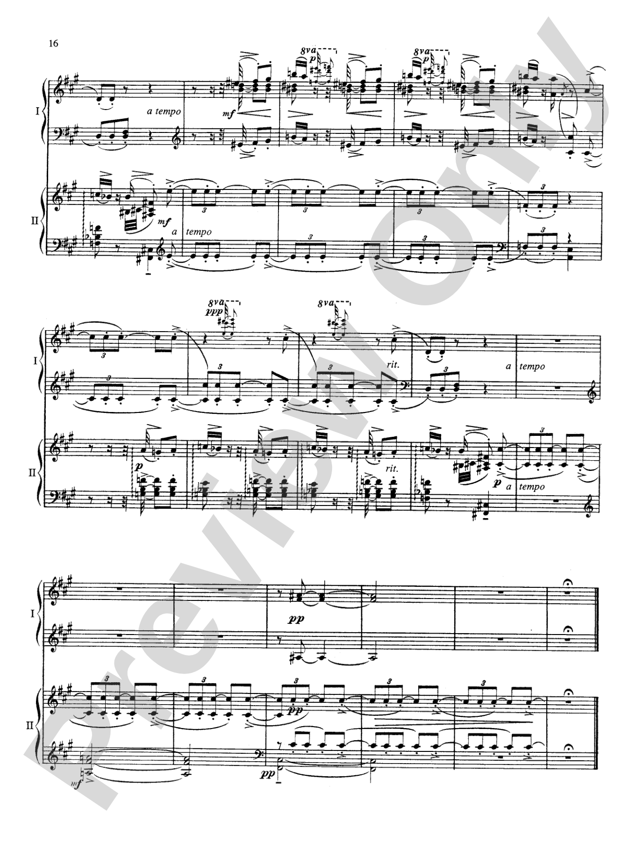 Ravel: Rhapsodie Espagnole: Piano Duet (1 Piano, 4 Hands)