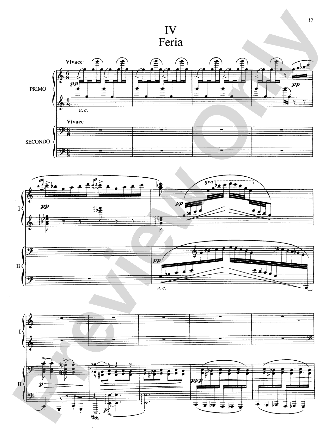 Ravel: Rhapsodie Espagnole: Piano Duet (1 Piano, 4 Hands)