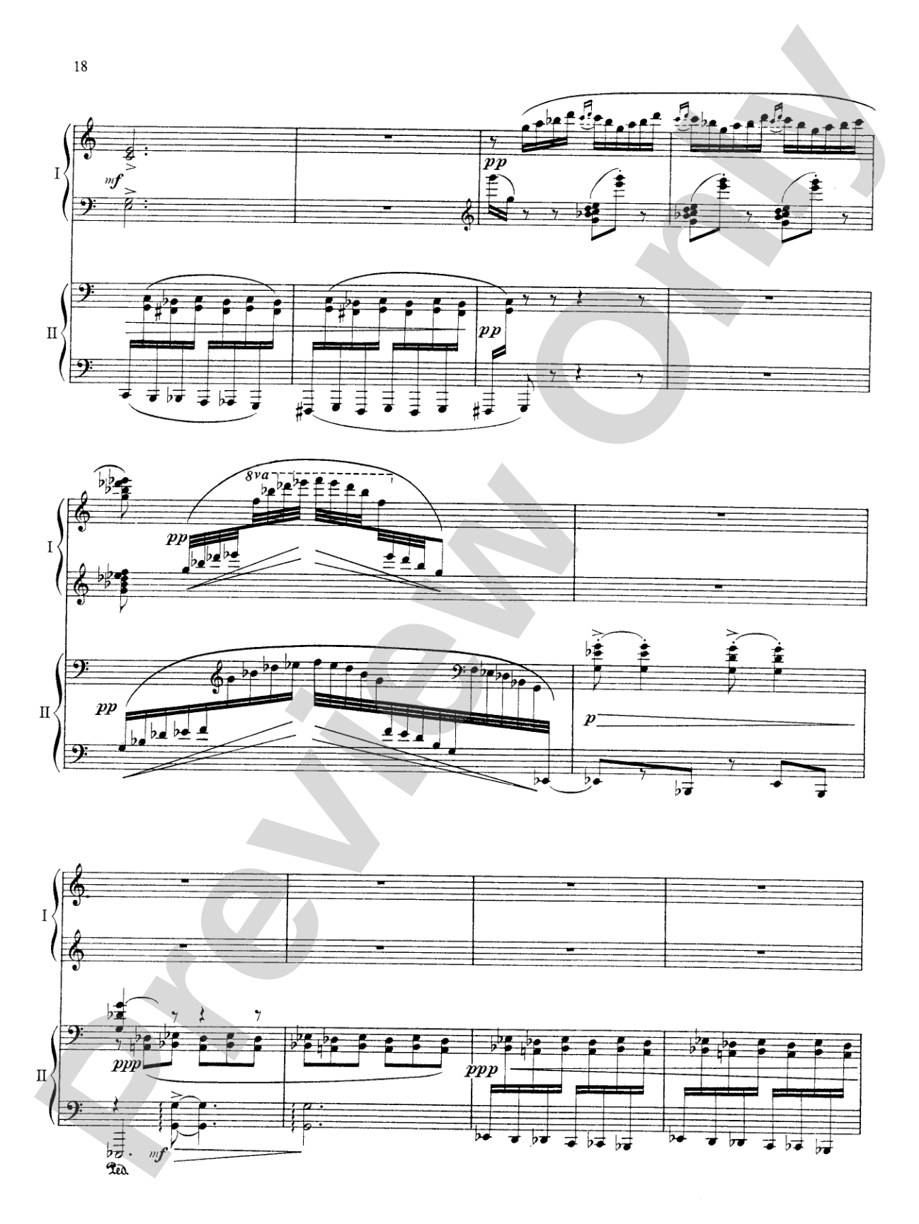 Ravel: Rhapsodie Espagnole: Piano Duet (1 Piano, 4 Hands)