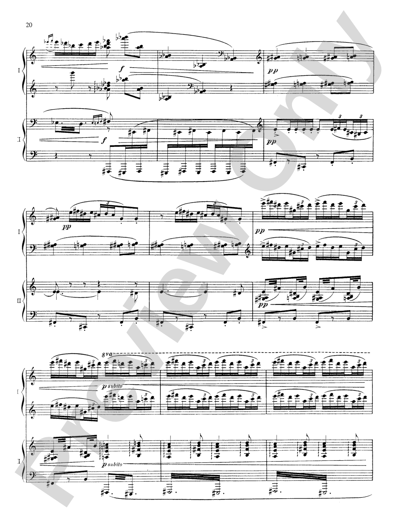 Ravel: Rhapsodie Espagnole: Piano Duet (1 Piano, 4 Hands)